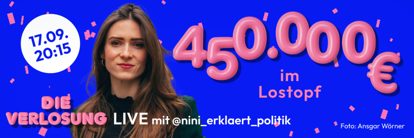 Die Verlosung mit @nini_erklaert_politik