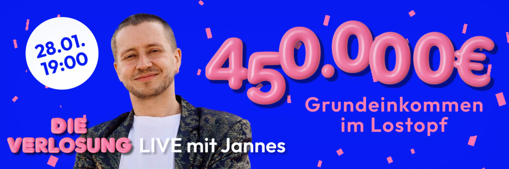 Die Verlosung mit Jannes