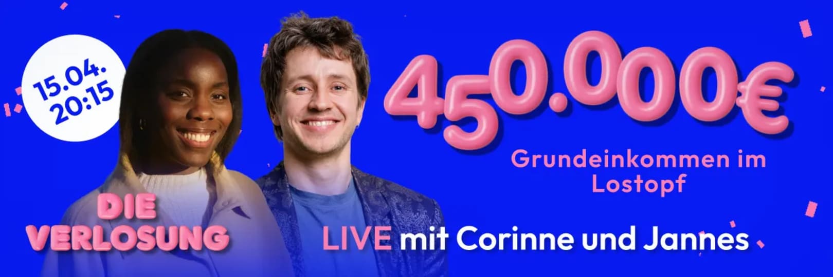 Die Verlosung mit Corinne und Jannes